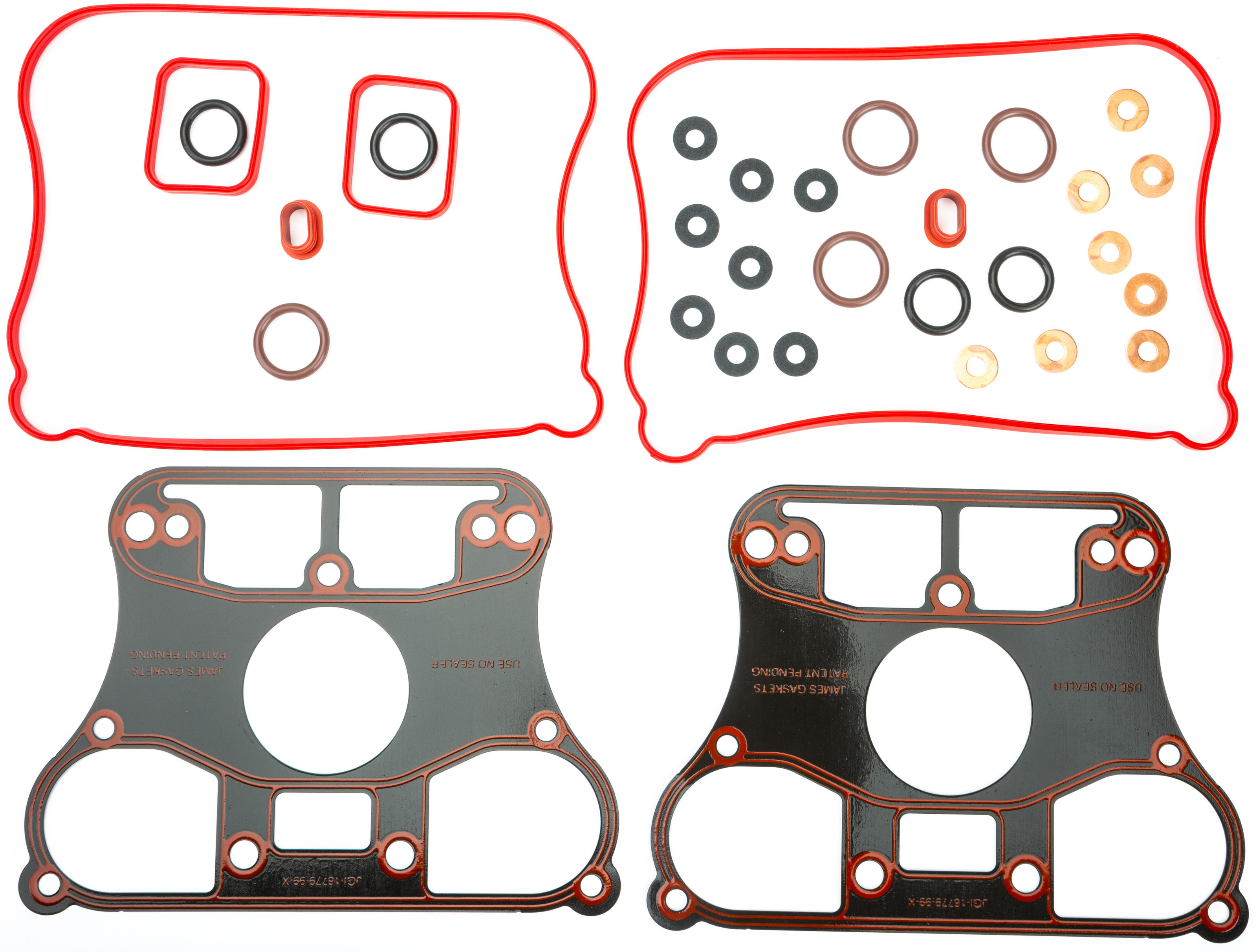 Rocker Gasket Kit by James Gaskets Fits Harley-Davidson Sportster - Click Image to Close