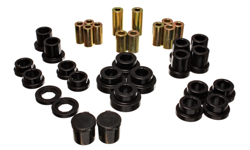 00-09 Honda S2000 Black Rear End Control Arm Bushing Set - Click Image to Close