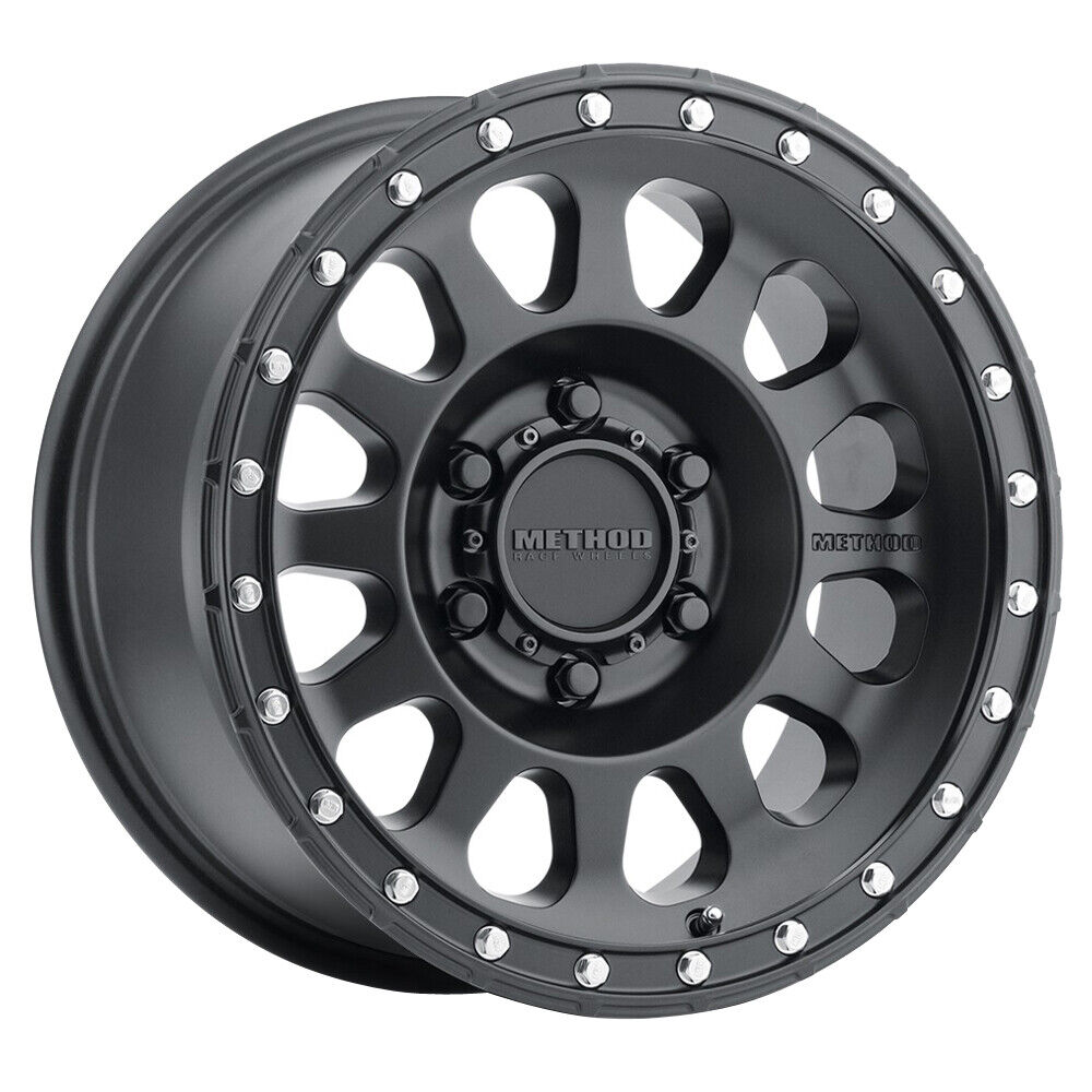 MR315 20x9 / 8x170 BP / 18mm Offset / 130.81mm CB Matte Black Wheel - Click Image to Close