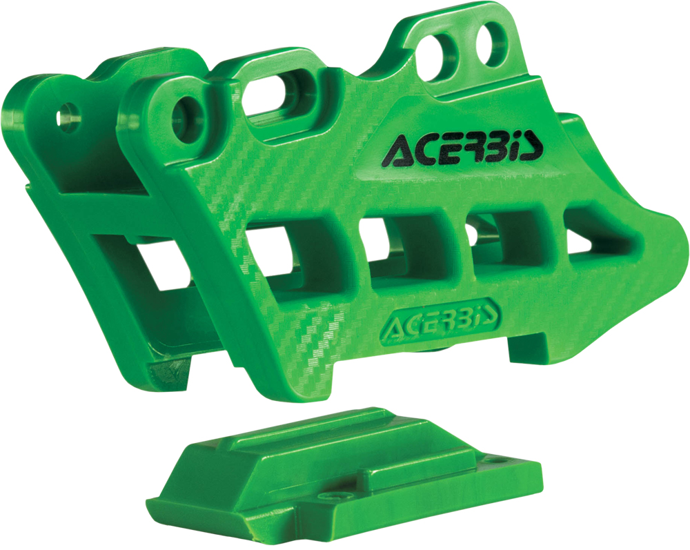 Chain Guide Block 2.0 Green - For 09-24 Kawasaki KX250F KX450F - Click Image to Close