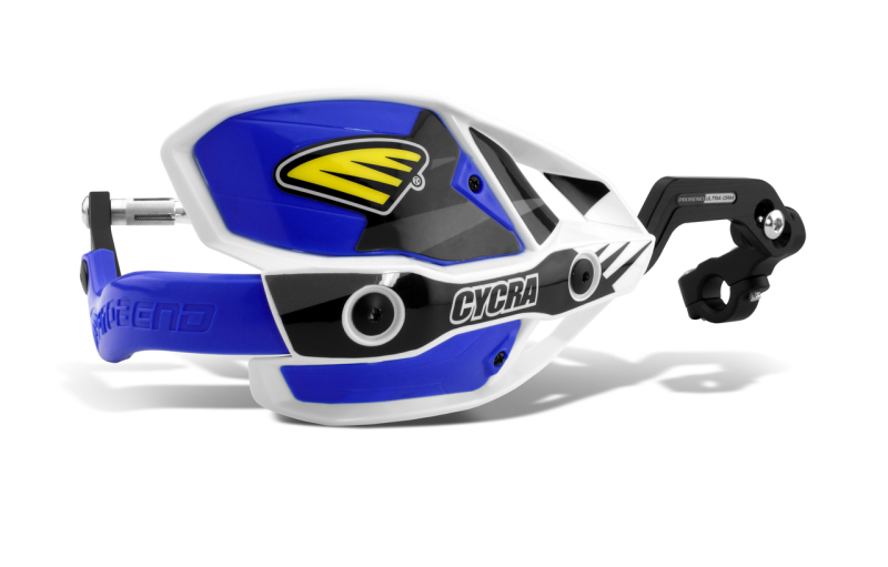 CRM Ultra 1-1/8 in. Clamp w/White Shields/Blue Covers - Click Image to Close