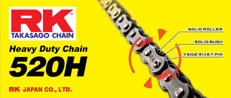 RK Chain 520H-116 - Natural - Click Image to Close