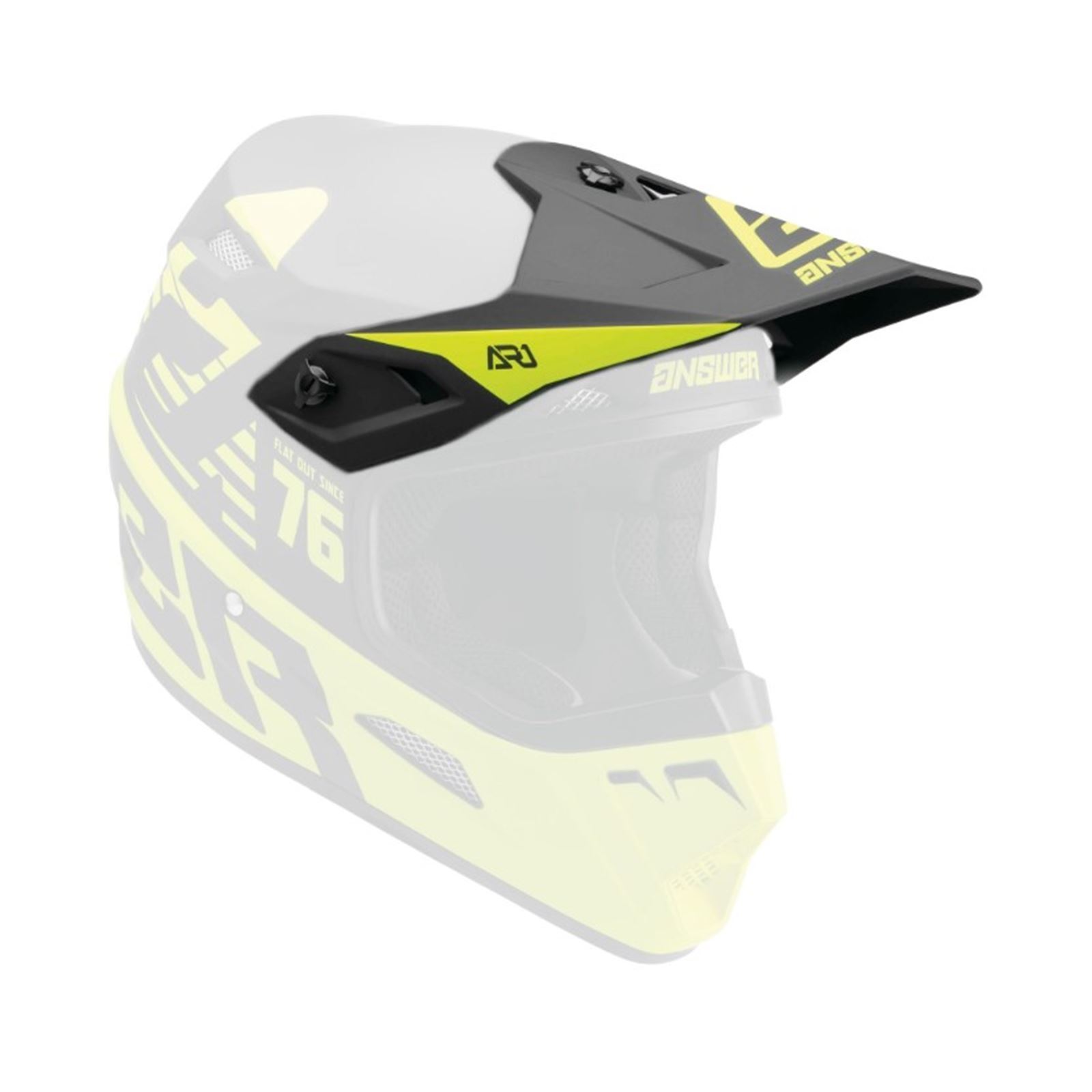 Answer AR1 Bold Visor - Hyper Acid/Black - Click Image to Close