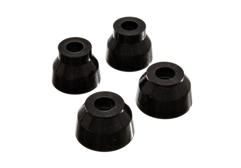 84-95 Corvette Black Front Ball Joint Boot Set - Click Image to Close