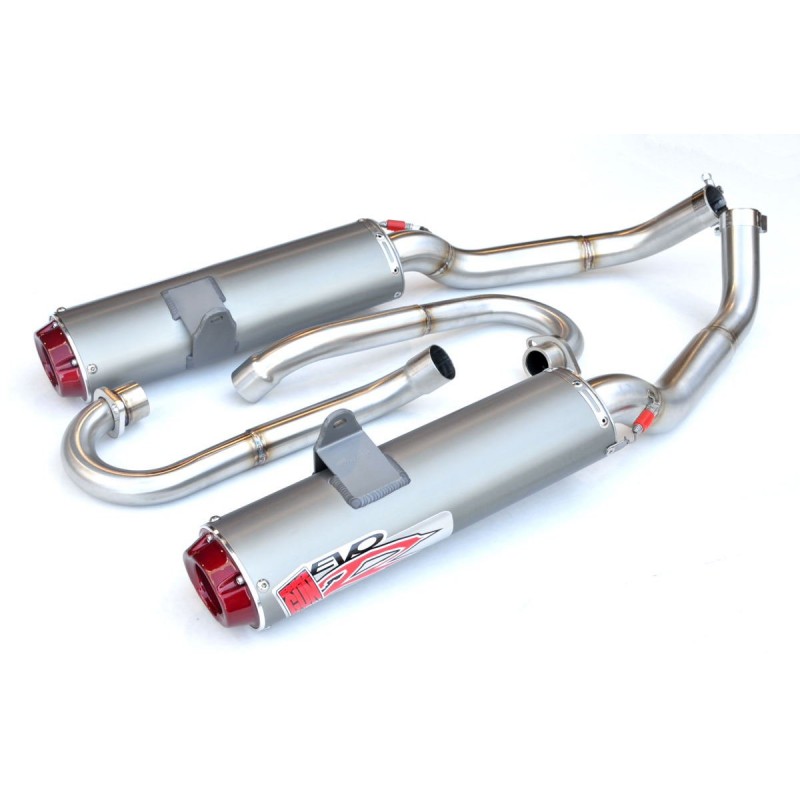 EVO R Dual Full Exhaust - For 06-14 Yamaha Raptor 700 - Click Image to Close