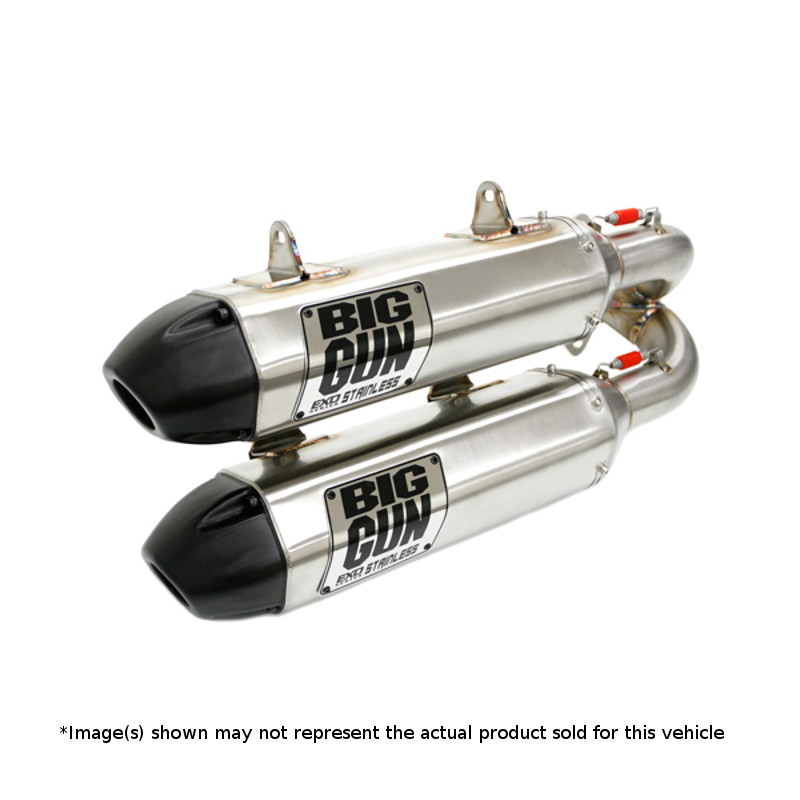 EXO Stainless Steel Full Exhaust - Polaris RZR S 1000 - Click Image to Close