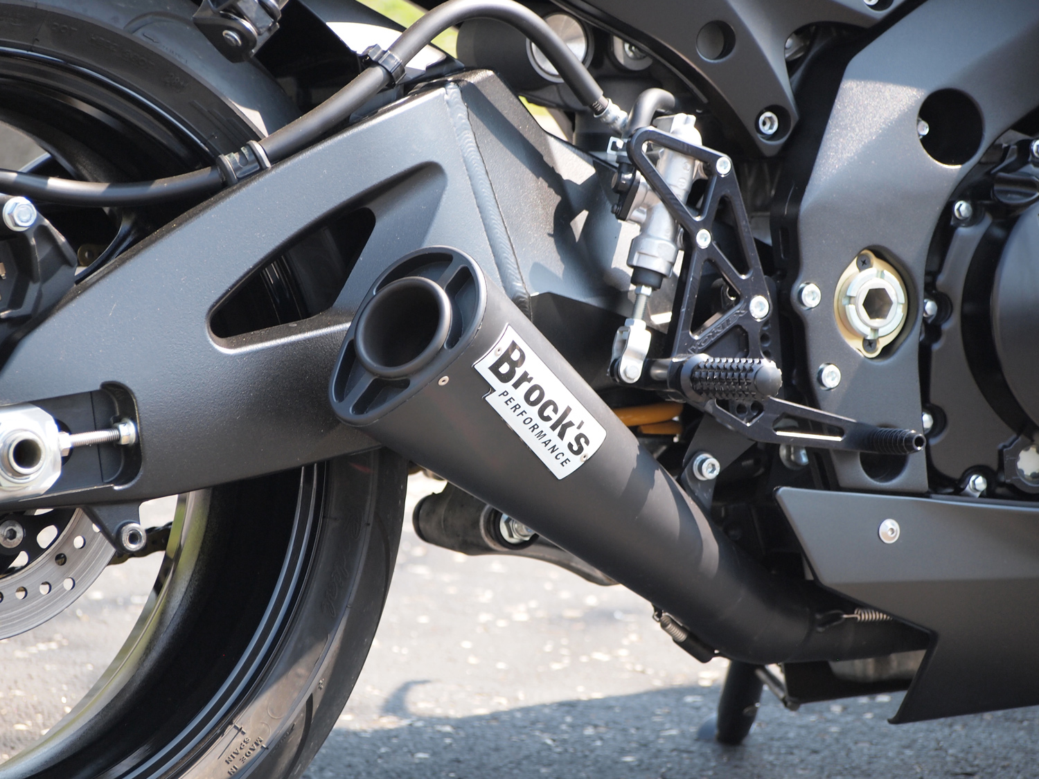 Alien Head Black Full Exhaust - For 07-08 Suzuki GSXR1000 - Click Image to Close