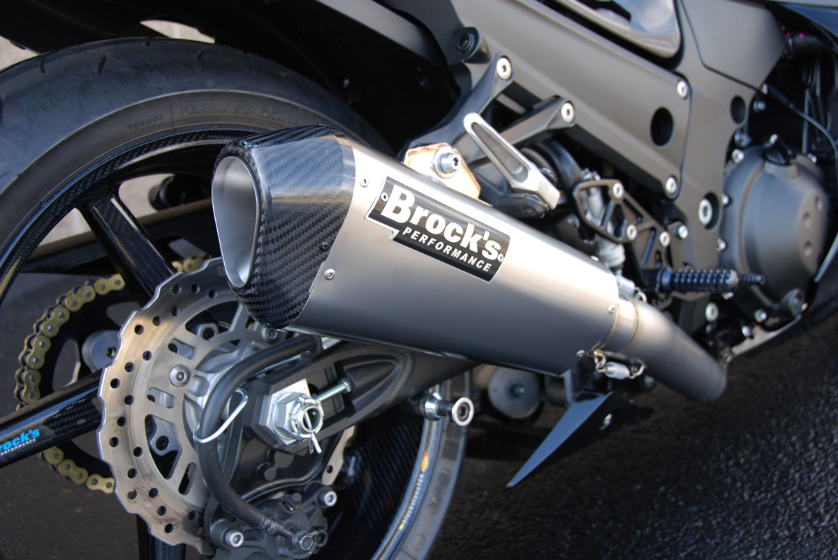 CT Single Titanium Full Exhaust - For 06-20 ZX14 - Click Image to Close