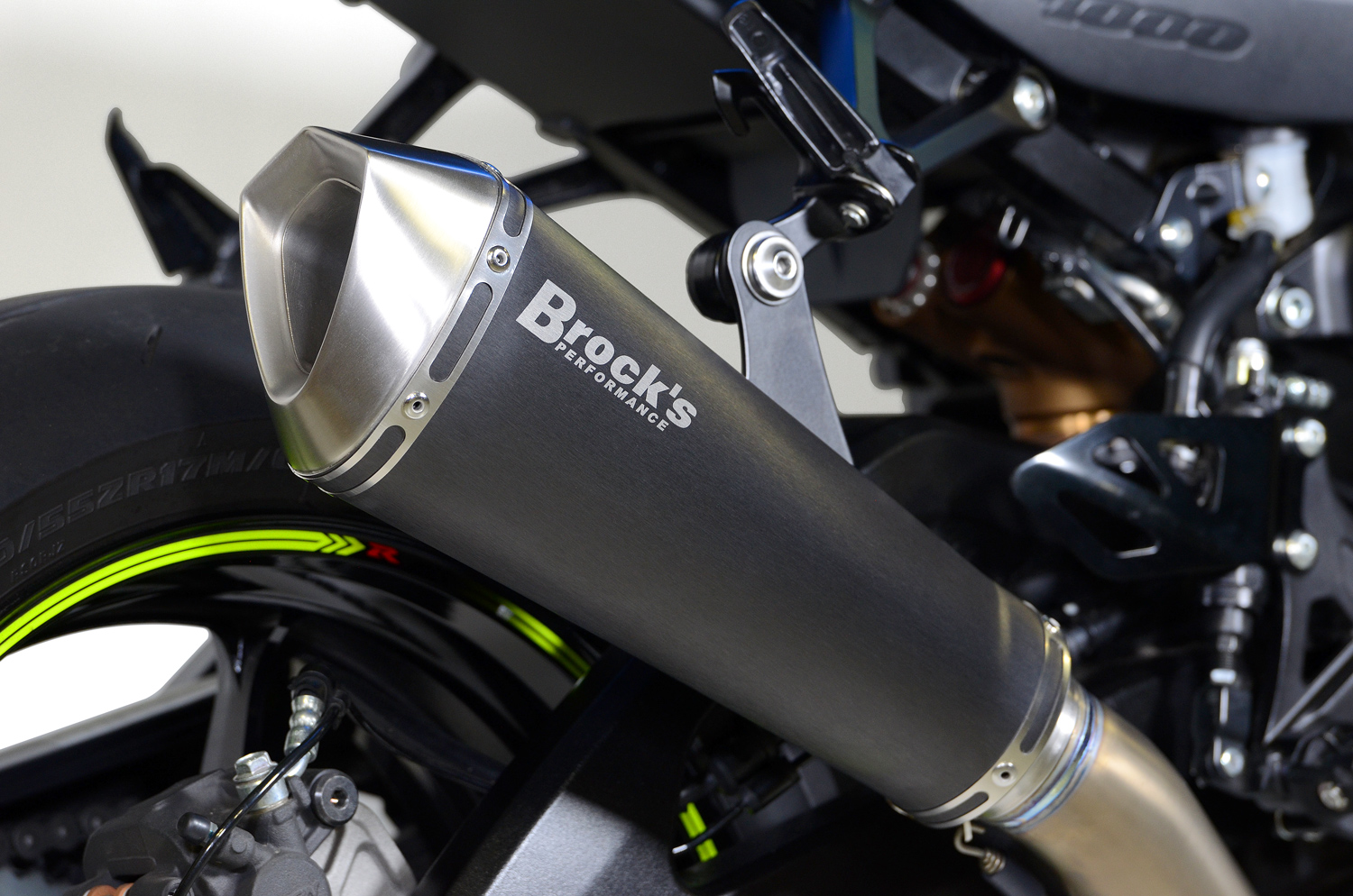 Electro Black Steel Titanium Full Exhaust - Suzuki GSXR1000 - Click Image to Close