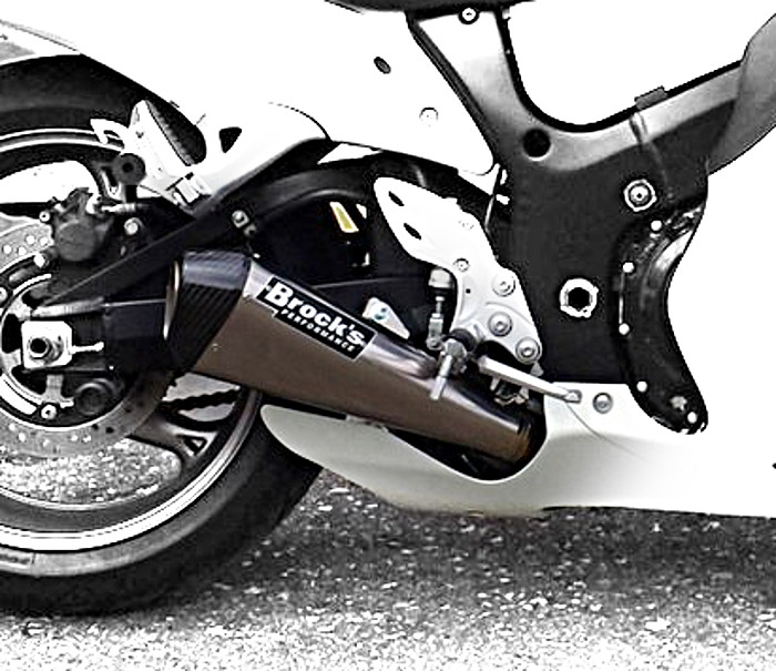 CT Megaphone Titanium Full Exhaust - For Gen. 2 Suzuki Hayabusa - Click Image to Close