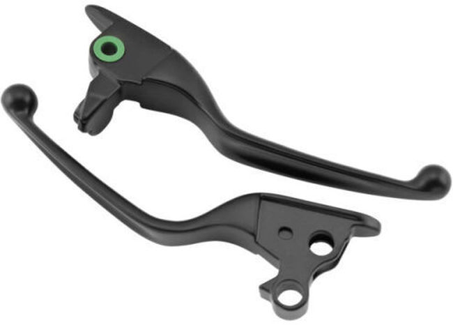 Bikers Choice Lever Set Softail Blk - Click Image to Close