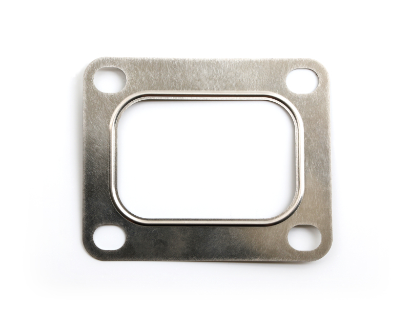 .016in Stainless T4 Rectangular Turbo Inlet Flange Gasket - Click Image to Close