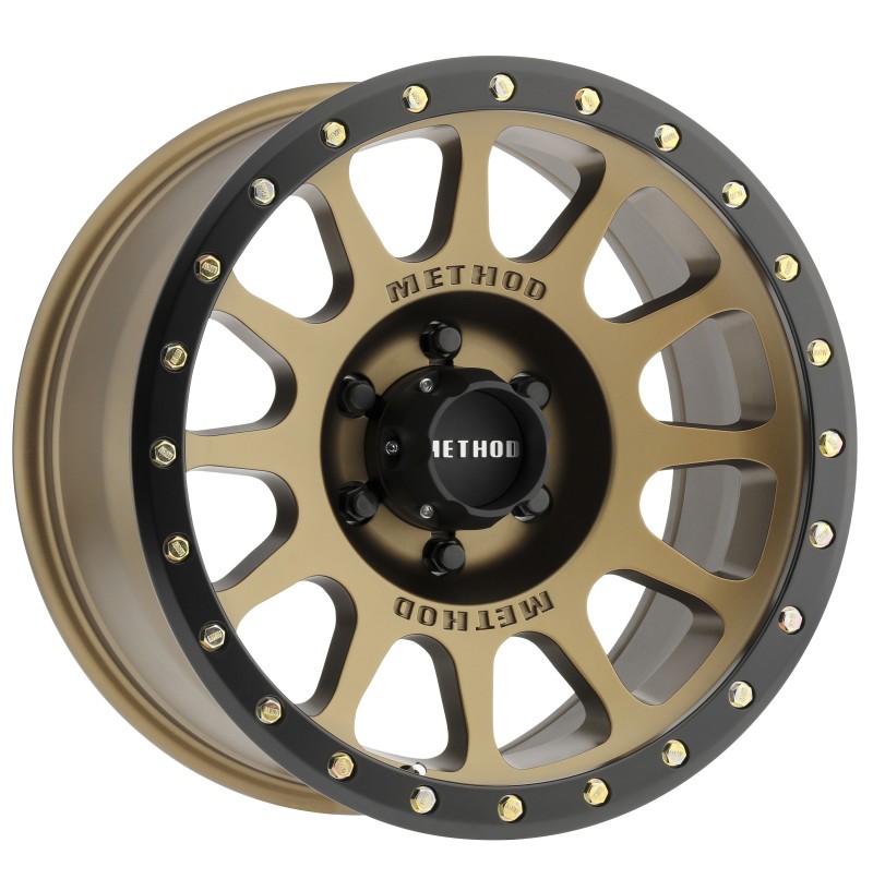 MR305 NV 18x9 0mm Offset 6x5.5 108mm CB Bronze/Black Street Loc Wheel - Click Image to Close