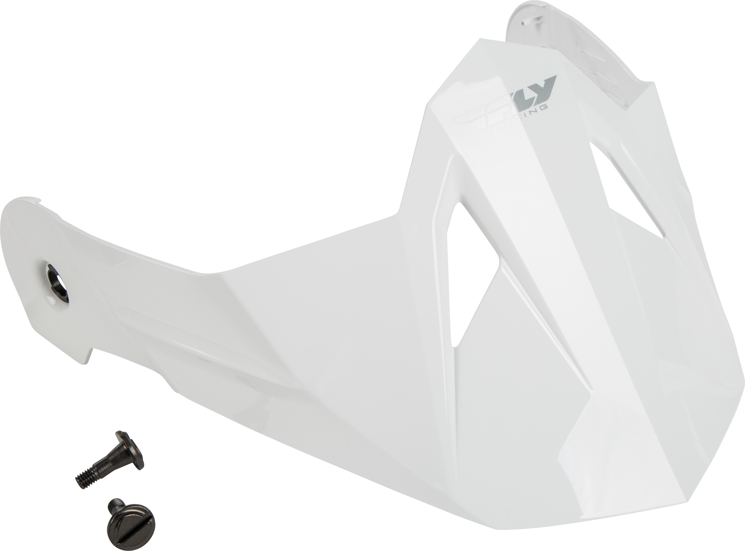 Fly Racing Odyssey Peak White - Helmet accessory in white color - Click Image to Close