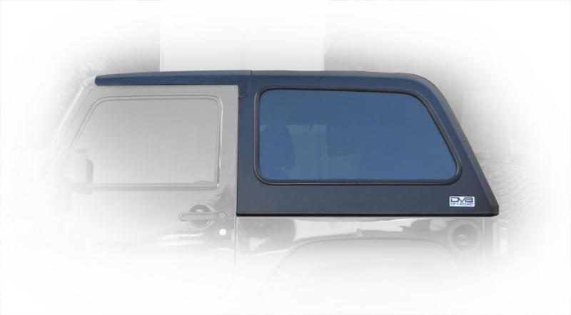 2 Piece Fast Back Hard Top - For 07-18 Jeep Wrangler JK 2 Door - Click Image to Close