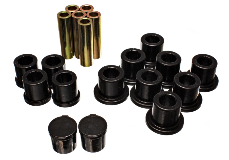 Energy Suspension Rear Spring Bushing Set - Black - Click Image to Close