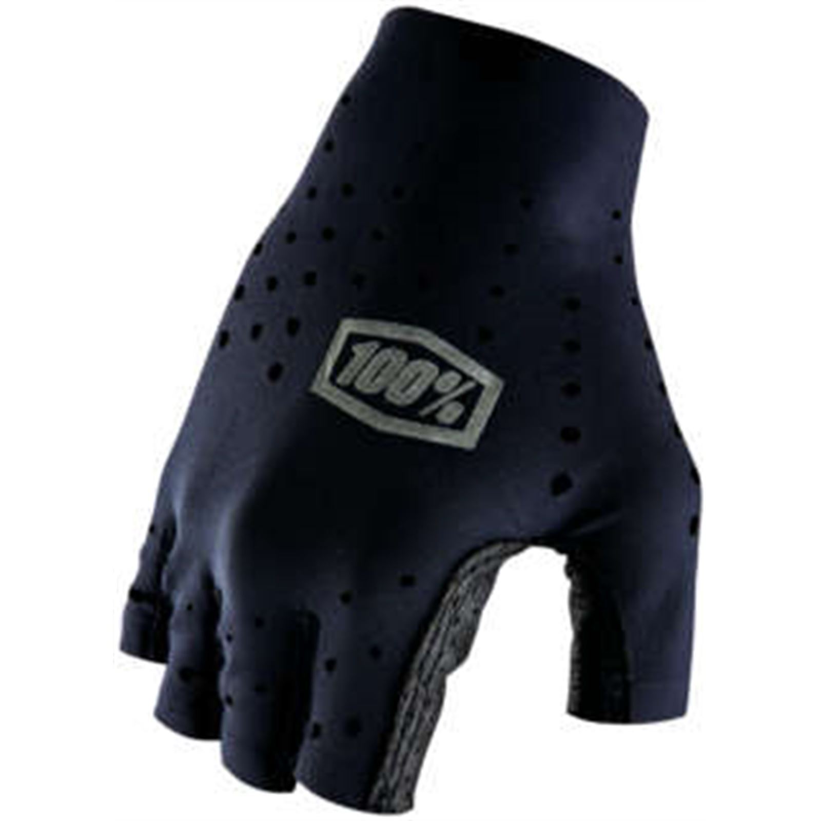 100% Women's Sling Bike Short Finger Gloves - Black - Click Image to Close