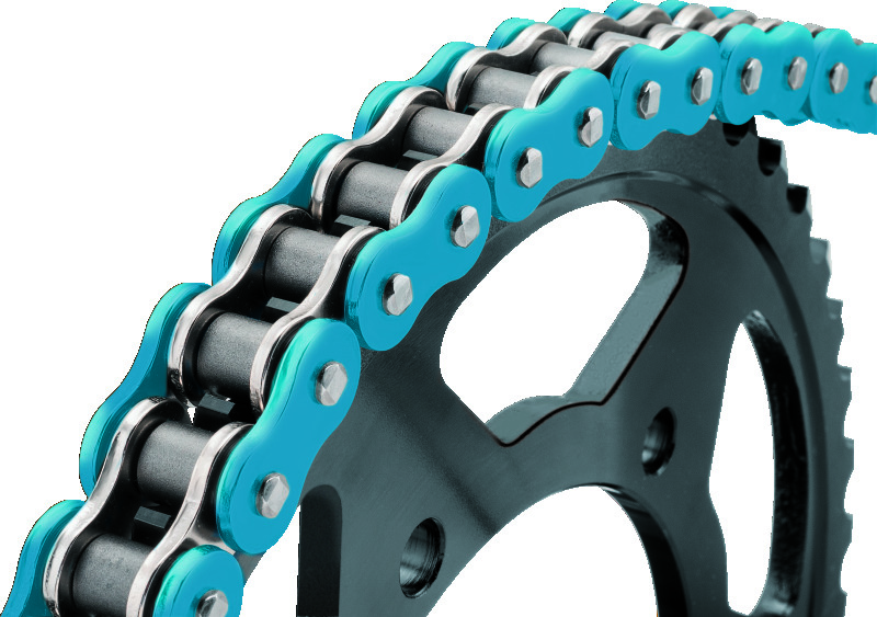 BikeMaster 525x150 BMXR O-Ring Chain - Blue - Click Image to Close