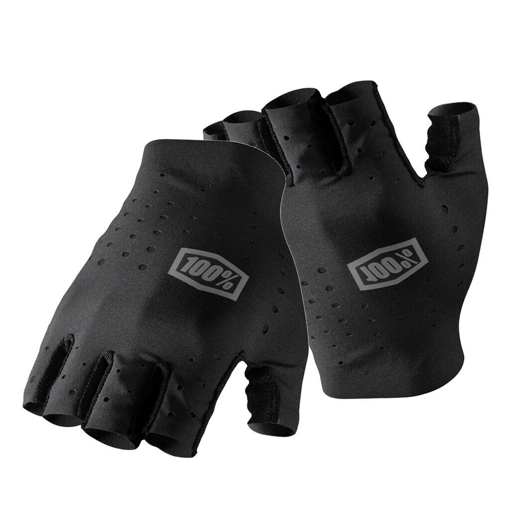 100% Women's Sling Bike Short Finger Gloves - Black, Small - Click Image to Close