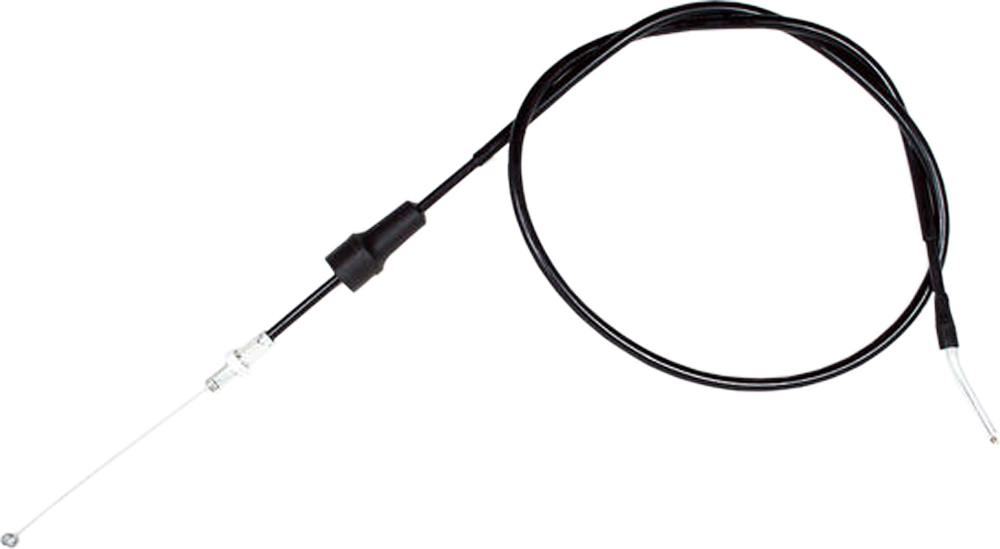 Black Vinyl Throttle Cable - For Suzuki RM125/250/465/500 RMX250 - Click Image to Close