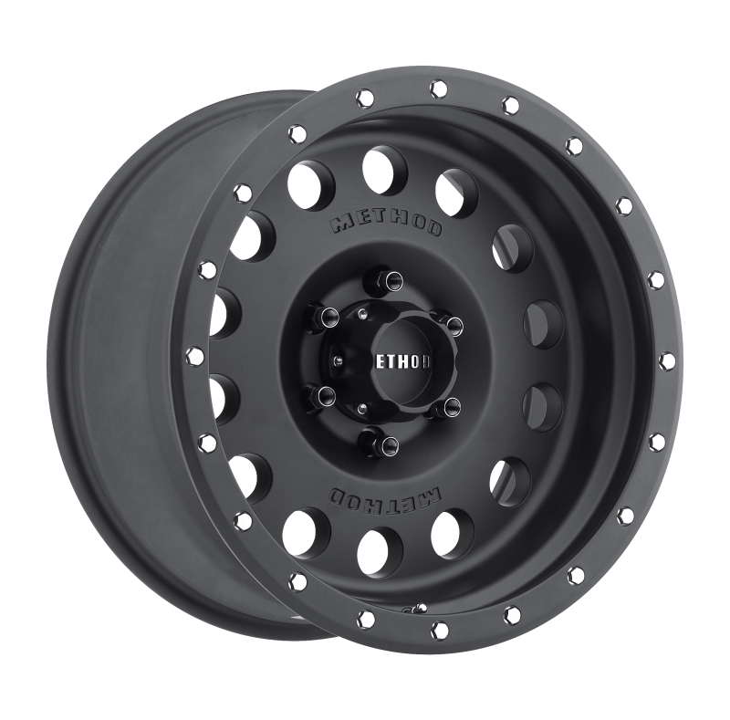 MR307 Hole 17x8.5 0mm Offset 6x135 94mm CB Matte Black Wheel - Click Image to Close