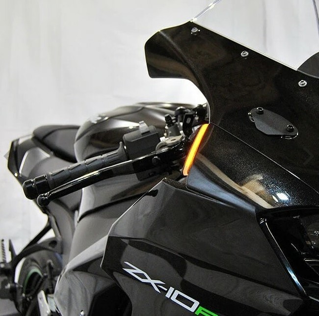 20-24 Kawasaki ZX-10R Front Turn Signals - Click Image to Close