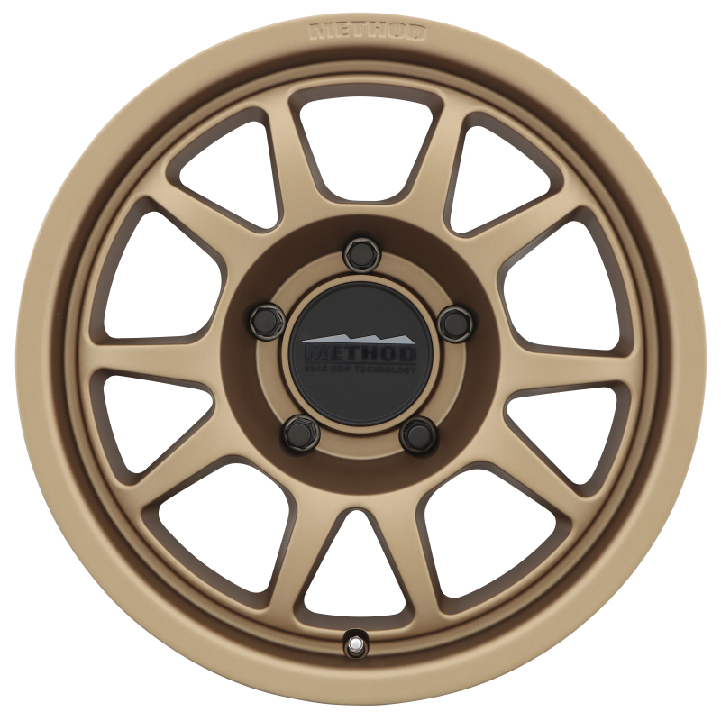 MR702 17x8.5 0mm Offset 5x5 71.5mm CB Method Bronze Wheel - Click Image to Close