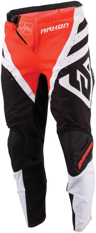 Answer Arkon Nitrus Pants Youth 22 Red/Black/White - Youth motocross pants in size 22 - Click Image to Close