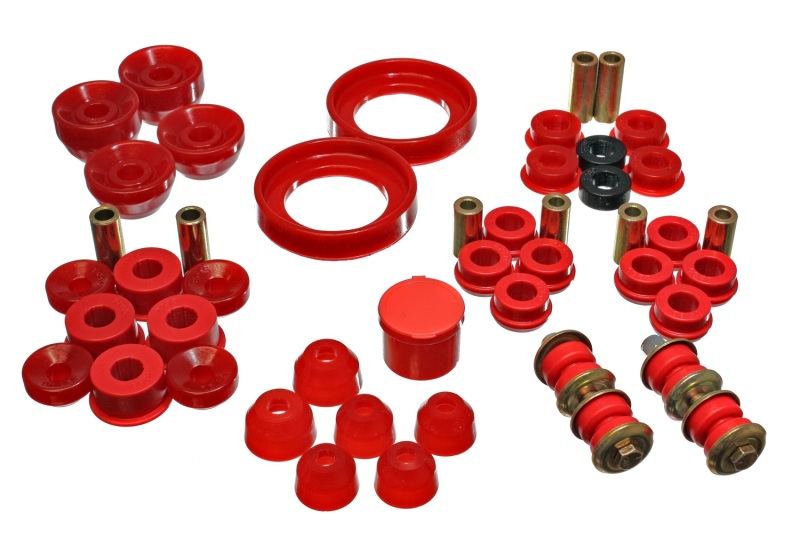 90-93 Honda Accord/Odyssey Red Hyper-Flex Master Bushing Set - Click Image to Close