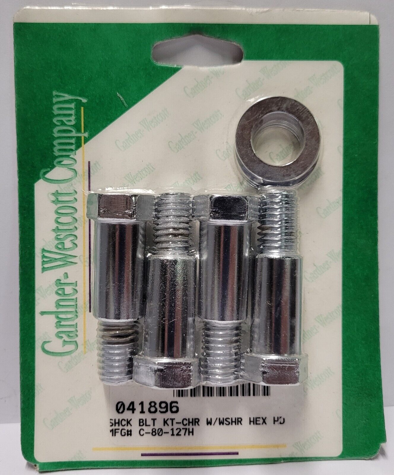 Shock Bolt Kits - Shck Blt Kt-Chr W/Wshr Hex Hd - Click Image to Close