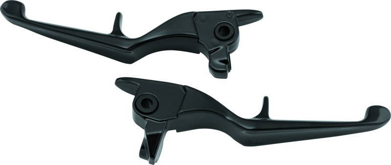 Trigger Lever Set 17-Up Touring Gloss Black - Click Image to Close