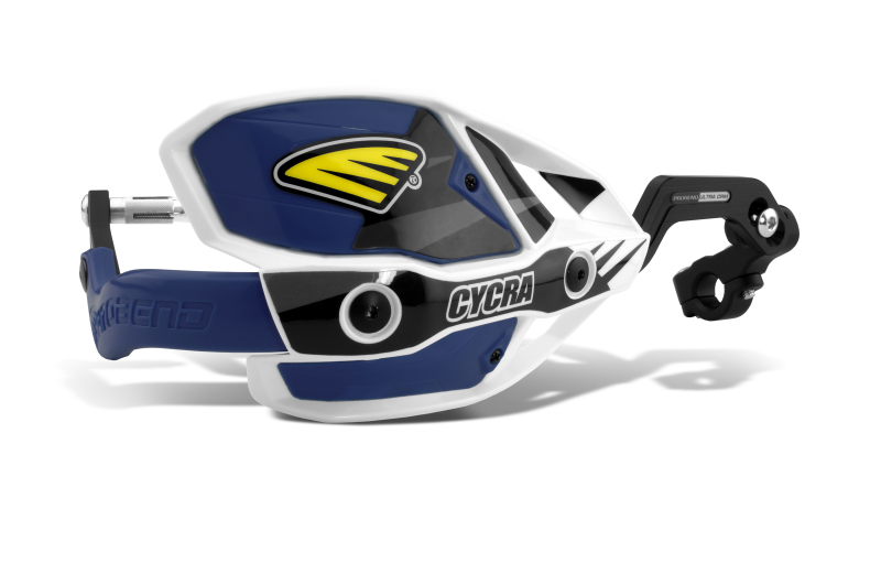 CRM Ultra 1-1/8 in. Clamp w/White Shields/Husky Blue Covers - Click Image to Close