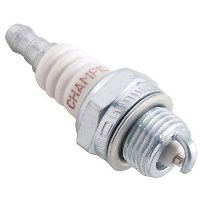 Champion CJ7Y Spark Plug - 14mm Thread, 9.5mm Reach, Flat Seat - For Small Engines - Replaces BPM7A, L7T, W22MP-U - Click Image to Close