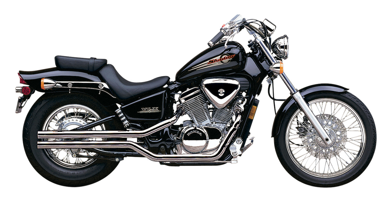 Fatty Shotgun Full Exhaust - For 88-07 Honda VT600 Shadow VLX - Click Image to Close