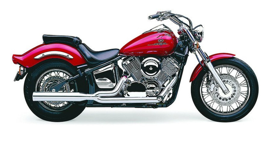 Power Pro HP 2 into 1 Full Exhaust - For 99-09 Yamaha V-Star 1100 - Click Image to Close