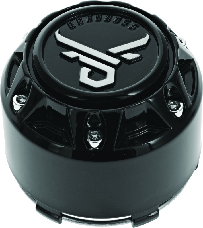 QuadBoss Wheel Cap - 110 - Black - Click Image to Close