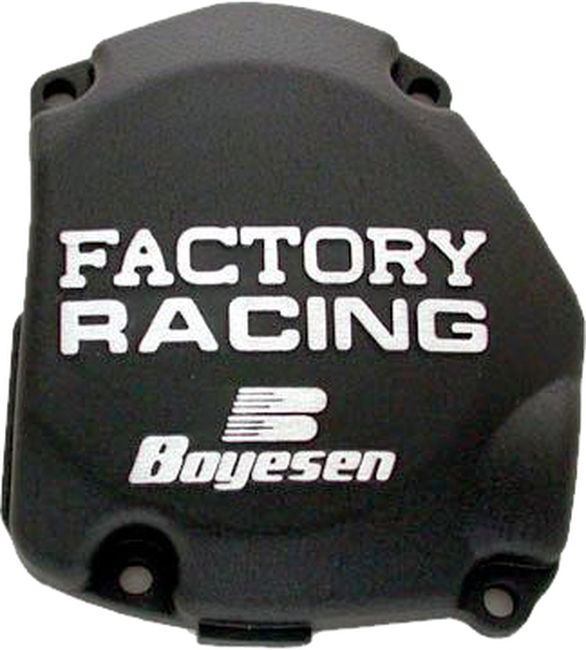 Factory Racing Ignition Cover - Black - For 98-07 Suzuki RM125 - Click Image to Close