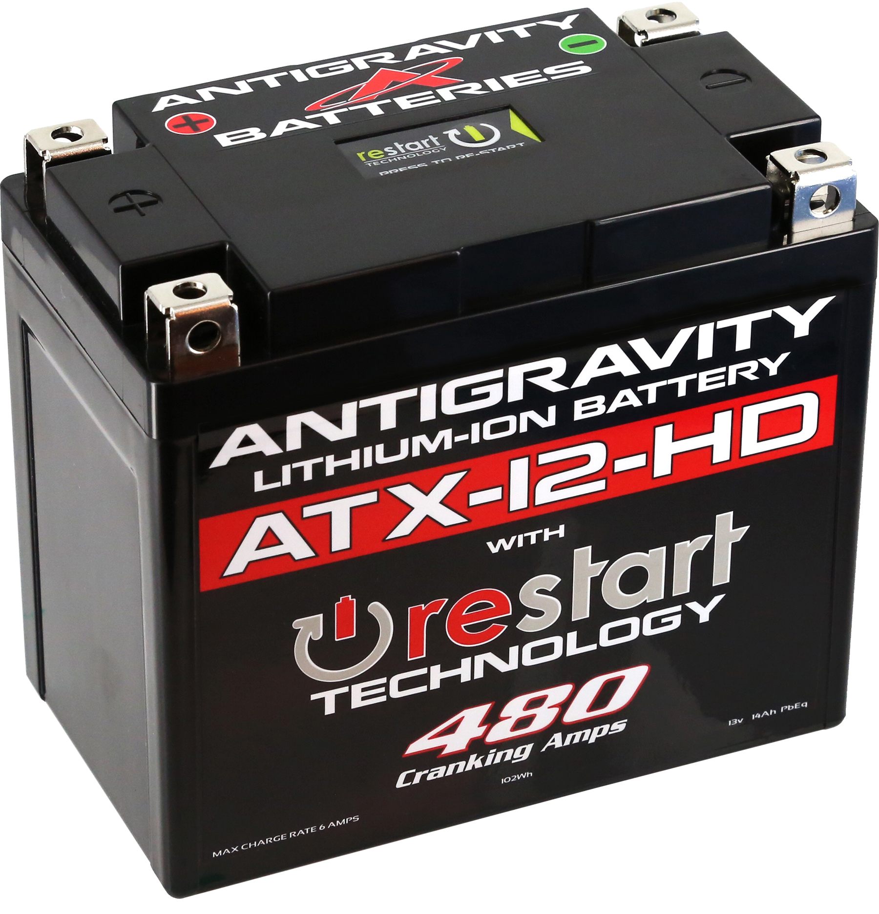 Restart Lithium Battery ATX12-HD-RS 480 CA - Click Image to Close