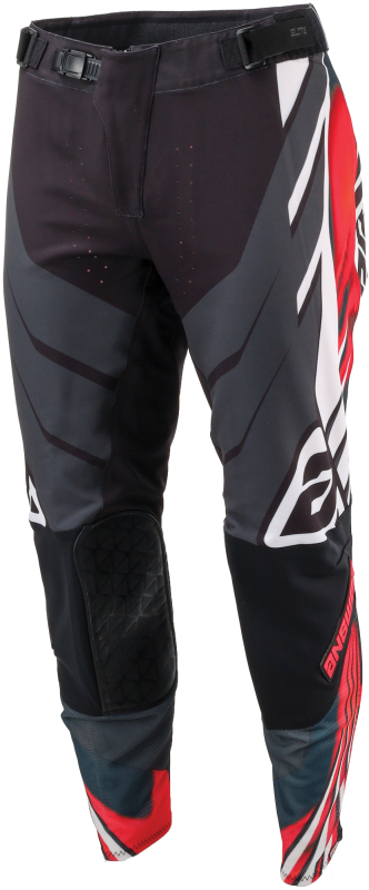 Answer Elite Xotic Pants Crimson/Black Youth 28 - Youth MX pants in Crimson/Black, size 28 - Click Image to Close