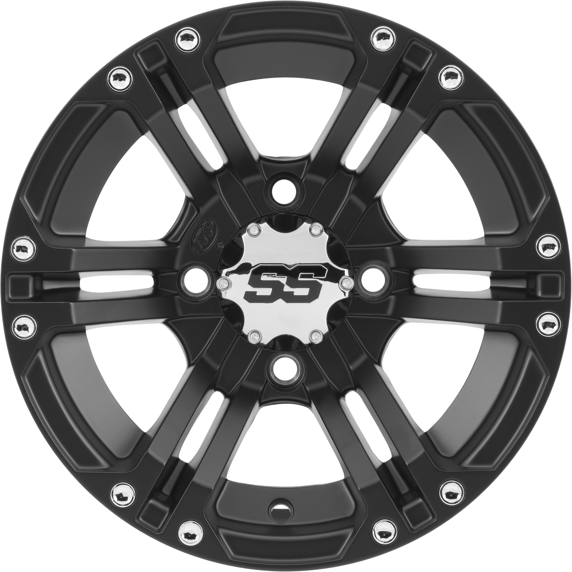 SS212 Wheel Black 4/137 12X7 5+2 12mm - Click Image to Close