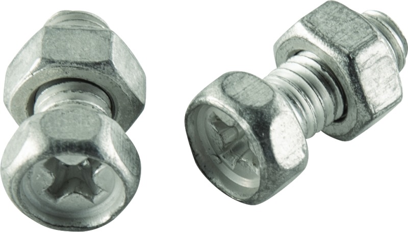 BikeMaster 5x11mm Bolt w/ Hex Nut - Click Image to Close