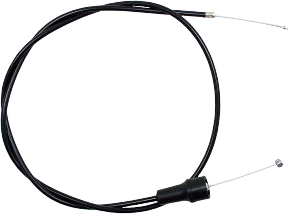 Black Vinyl Throttle Cable - For Suzuki RM125/250 - Click Image to Close