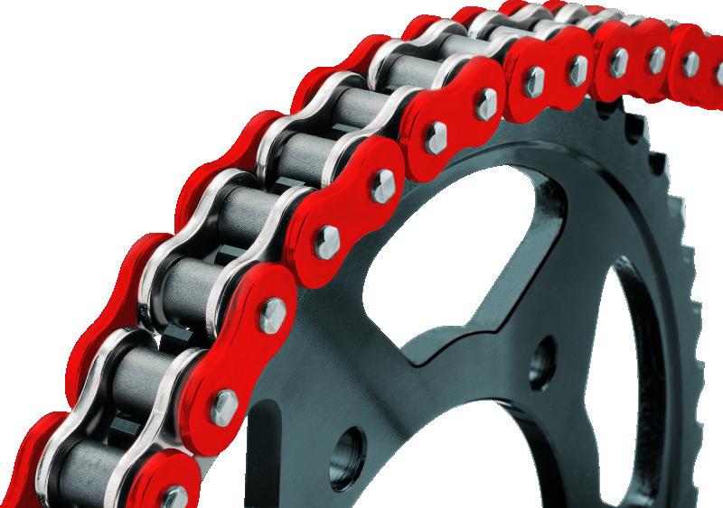 BikeMaster 530x120 BMXR O-Ring Chain - Red - Click Image to Close