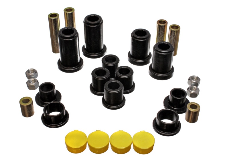 99-07 General Motors (Various) Black Front End Control Arm Bushing Set - Click Image to Close