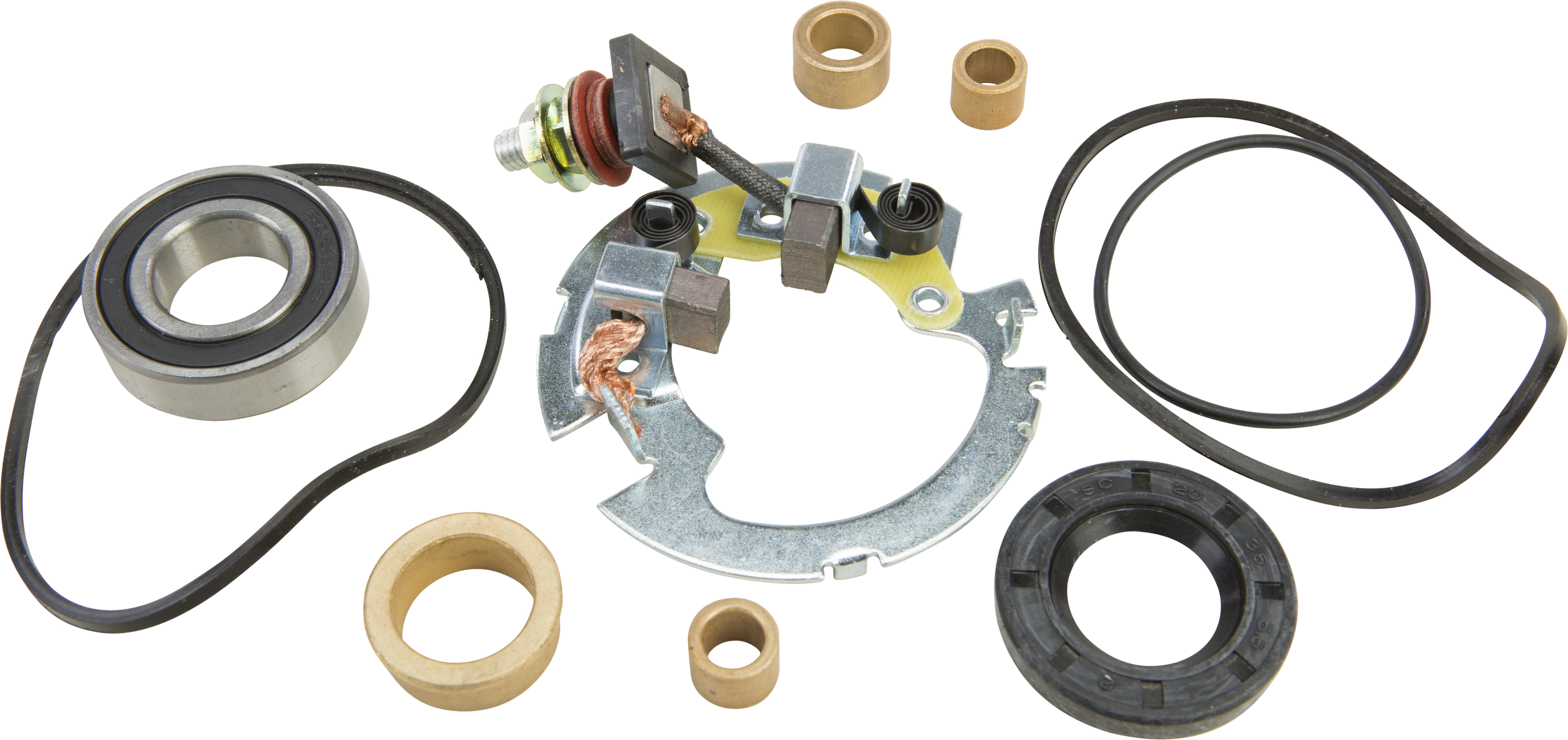 Starter Brush Kit - For 86-04 Kawasaki Lakota Bayou Prairie - Click Image to Close