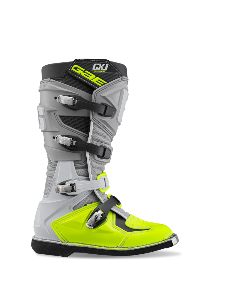 GXJ Boot Grey/Fluorescent Yellow Size - Youth 3 - Click Image to Close