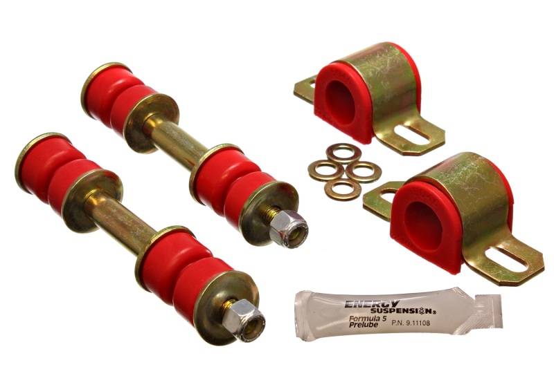 89-94 Toyota Pickup 2WD (Exc T-100/Tundra) Red 23mm Front Sway Bar Bushing Set - Click Image to Close