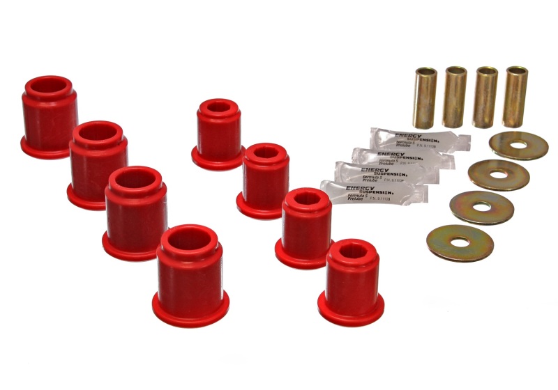 6/95-04 Toyota Pick Up 4W (Exc T-100/Tundra) Red Front Control Arm Bushing Set - Click Image to Close