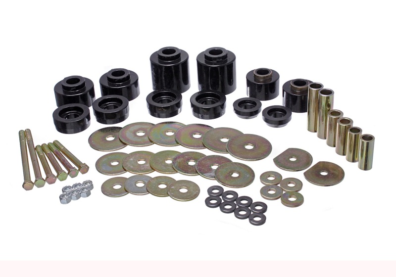 Black Body Mount Set For 1998 Ford F250 - Click Image to Close