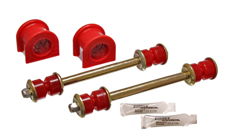 34mm Red Front Sway Bar Bushing Set - For 98-01 Ford Explorer/Bronco 2WD/4WD - Click Image to Close